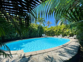 Maison de 2 chambres avec piscine partagee et jardin clos a Sainte Rose